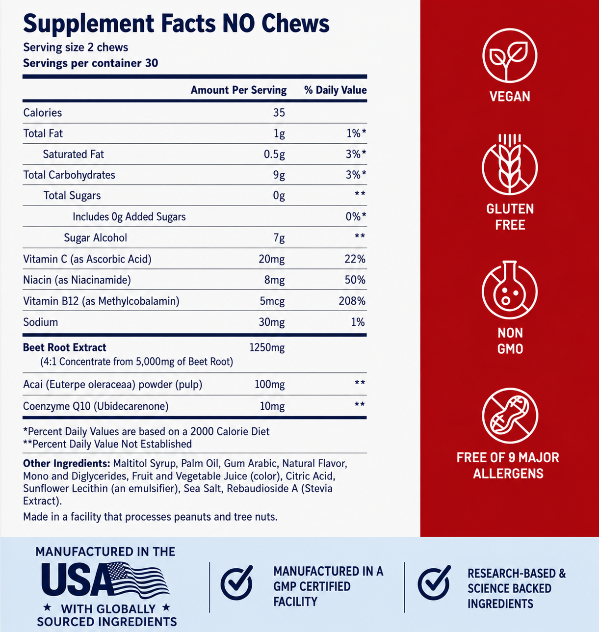 Nitric Oxide Daily Support Soft Chews