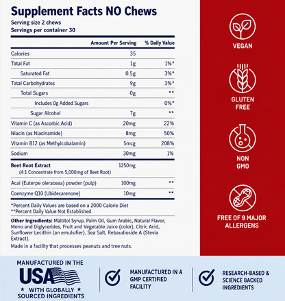 Nitric Oxide Daily Support Soft Chews